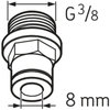 Schlauchanschlussnippel mit Außengewinde G 3/8 LAPF M3/8